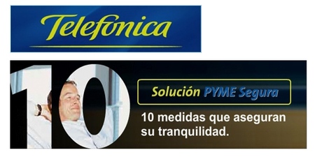 Pyme Segura de Telefónica, servicios integrales de seguridad
