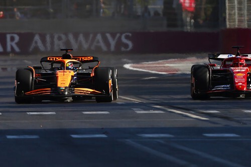 Oscar Piastri le da a McLaren el liderato de la F1, Lando Norris salva los muebles y Carlos Sainz y Sergio Pérez se estrellan 