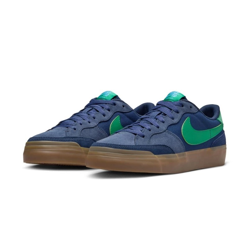Zapatillas de deporte azul marino y verdes Zoom Pogo Plus de Nike SB


