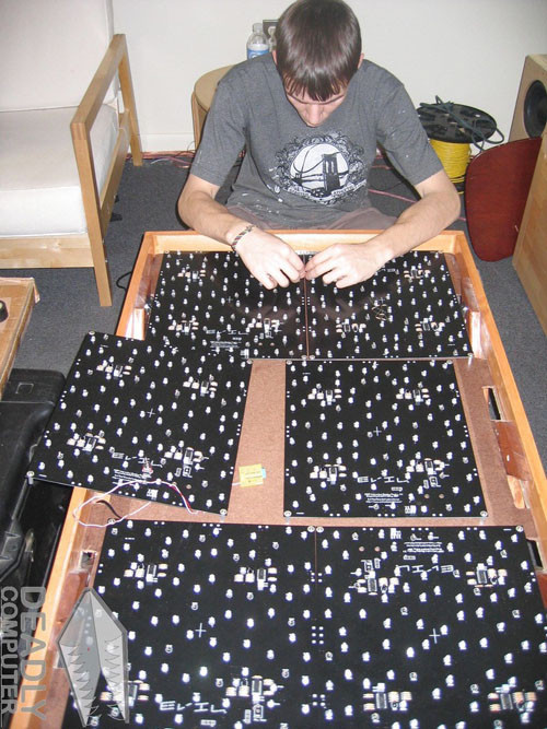 Mesa de LEDs interactiva