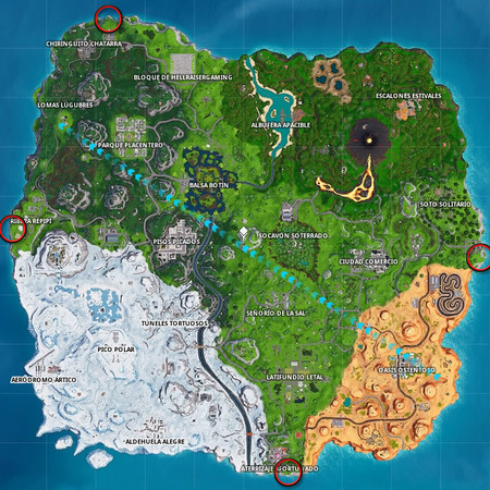 Visita los puntos más remotos del norte, sur, este y oeste de la isla. 2 norte Sur