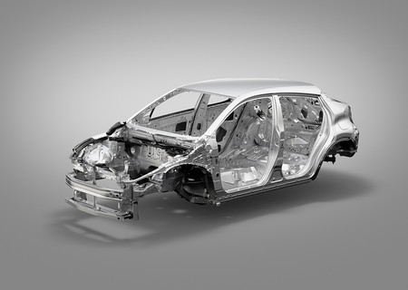 La espectacular forma que tiene un coche para absorber impactos