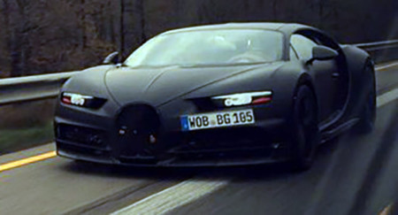 Bugatti confirma el nombre Chiron y debut en Ginebra, se le suman nuevas fotos espía