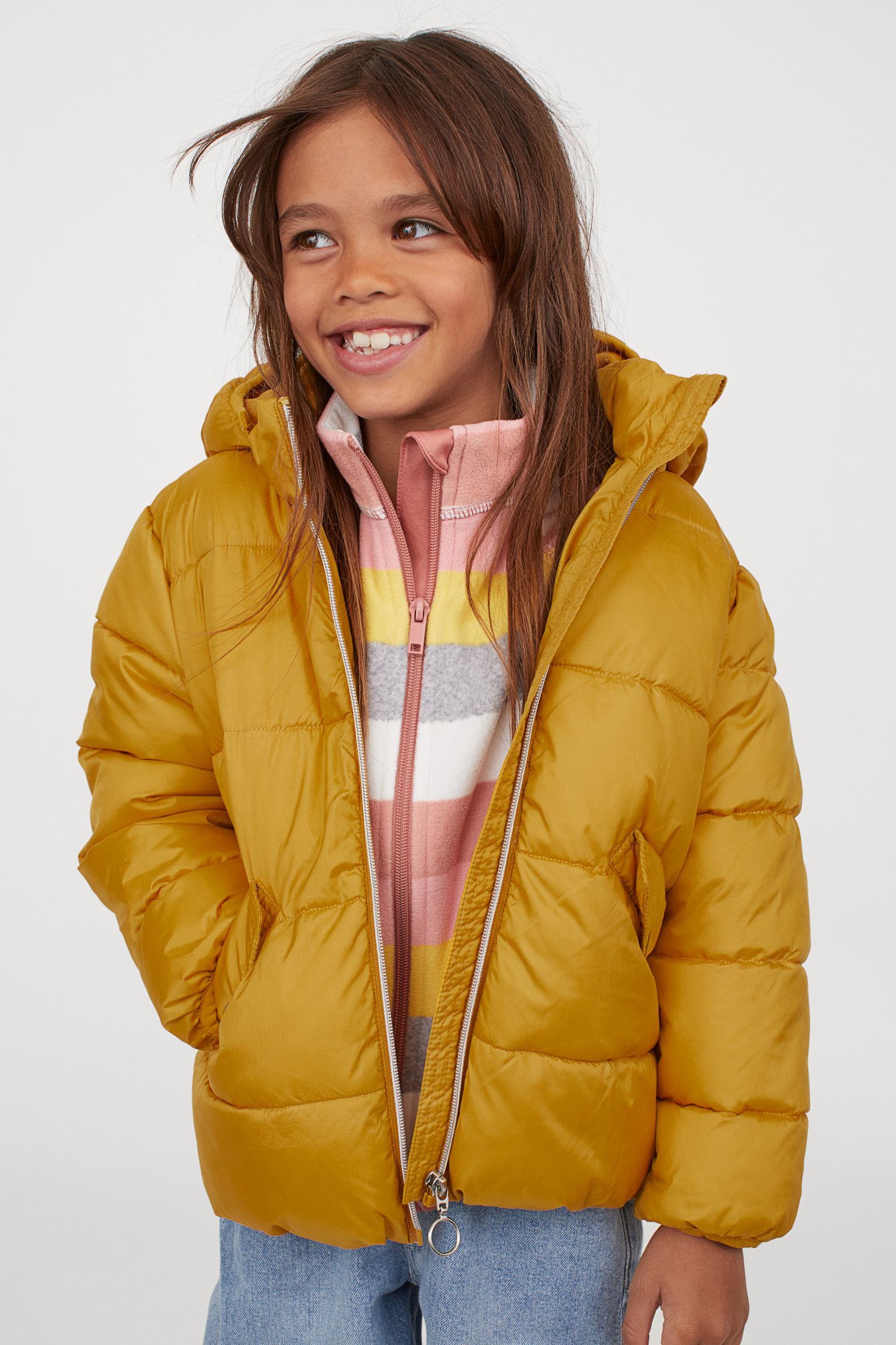 Chaqueta puffy con capucha