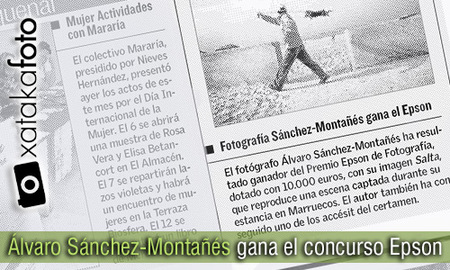 Álvaro Sánchez-Montañés, ganador del concurso de fotografía Epson