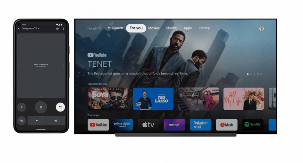 Google quiere que puedas usar el móvil Android como un mando a distancia avanzado para tu tele Android TV y Google TV