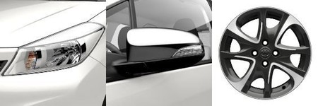 Toyota Yaris SoHo detalles exterior
