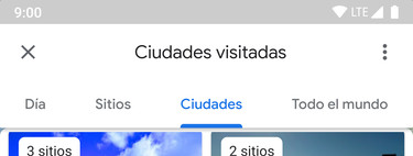 Así es la nueva Cronología de Google Maps: ahora con listas de sitios, ciudades y países visitados