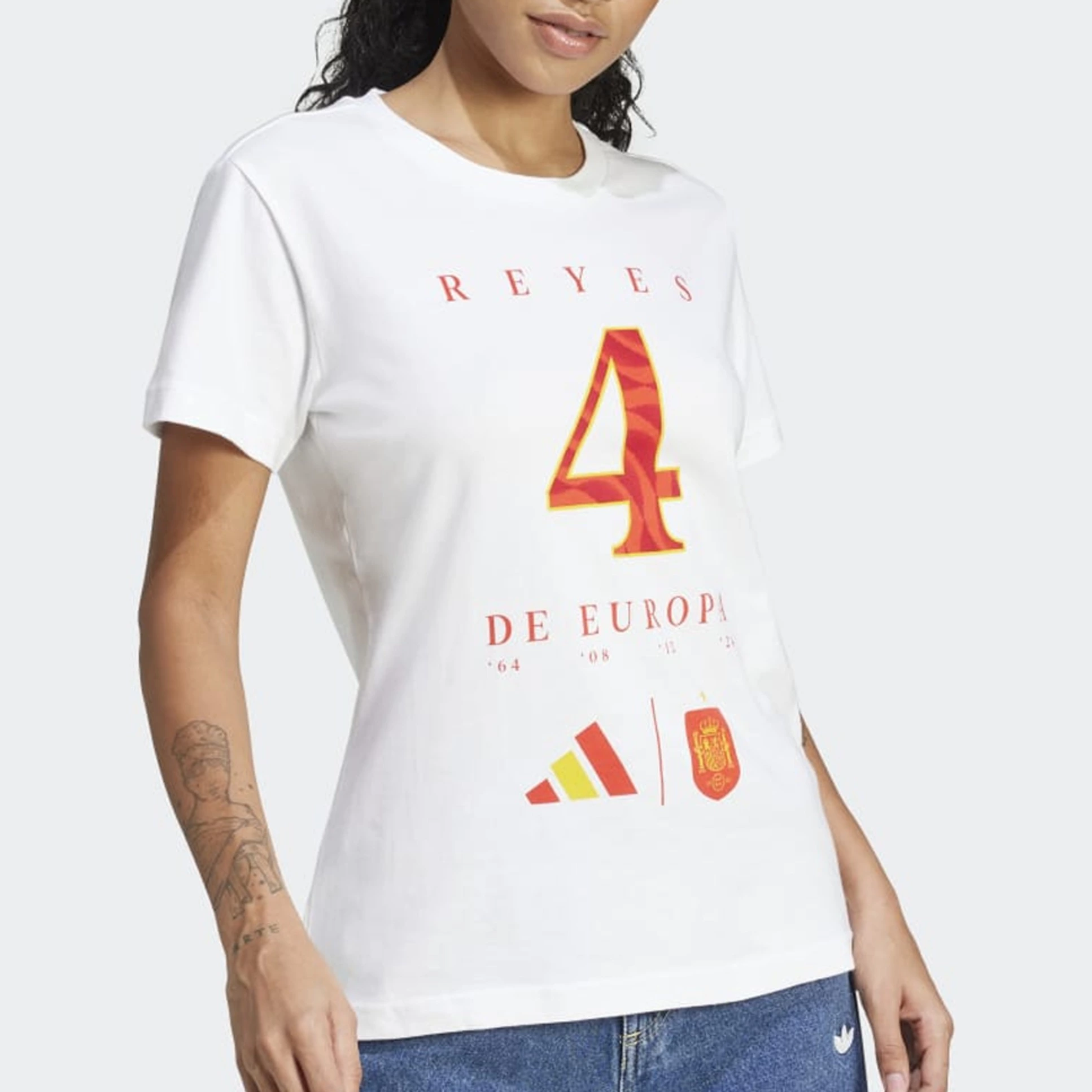 Camiseta de mujer España Winners Eurocopa 2024 Adidas
