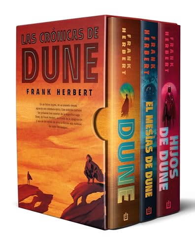 Trilogía Dune, edición de lujo (estuche con: Dune | El mesías de Dune | Hijos de Dune): Dune / El Mesías De Dune / Hijos De Dune/ Dune / Dune Messiah / Children of Dune (Best Seller)