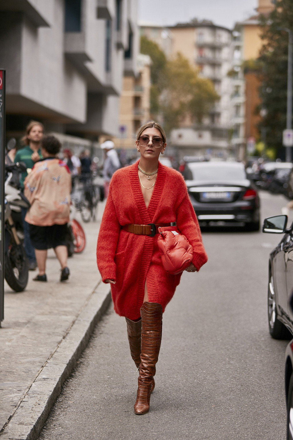 Cárdigan Largo Street One Para Mujer - Viscosa Con Botones