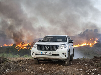 Claves de la seguridad vial frente a los incendios forestales 