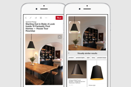 Pinterest piensa que buscar por palabras es cosa del pasado, mejor seleccionar elementos dentro las imágenes