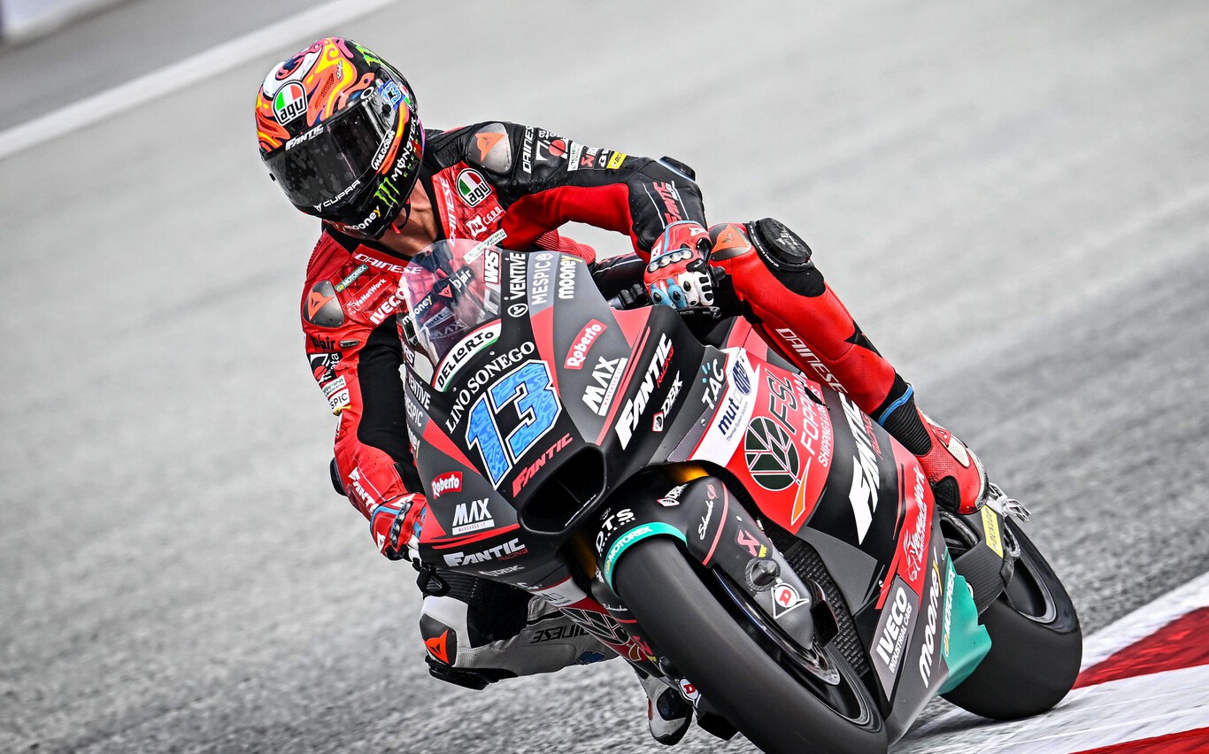 Celestino Vietti da la sorpresa en Austria para evitar la victoria de Pedro Acosta, que es más líder