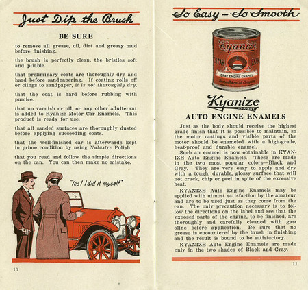Cómo pintar el automóvil, 1922