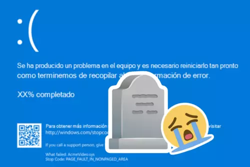 Pantalla Azul