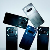 Celular gama media con cámara de 50 megapixeles y carga inversa. Tiene un diseño futurista 