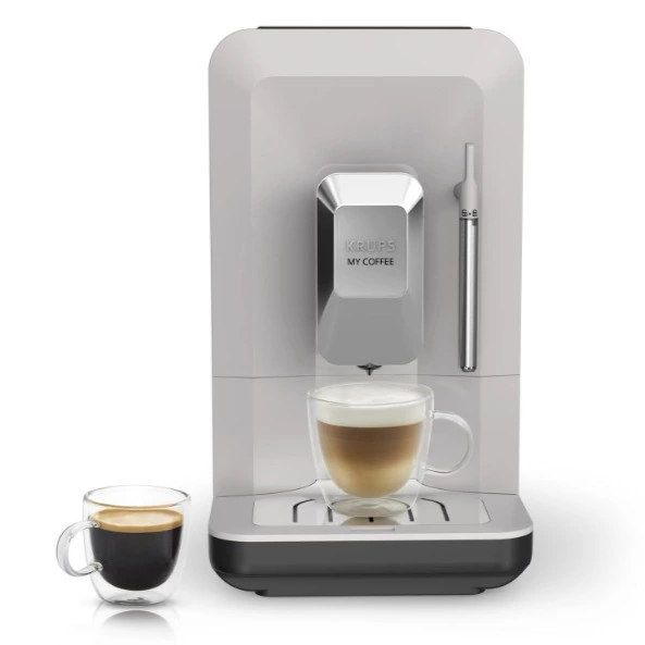 Cafetera superautomática - KRUPS My Coffee EA201B, 3 recetas de café