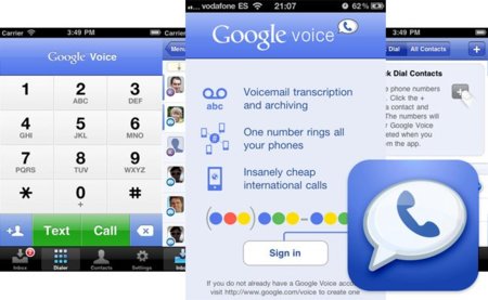 Google Voice para iPhone ya disponible en la App Store