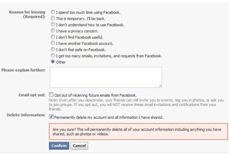 Eliminar mi cuenta definitivamente: una nueva opción que Facebook podría lanzar en breve