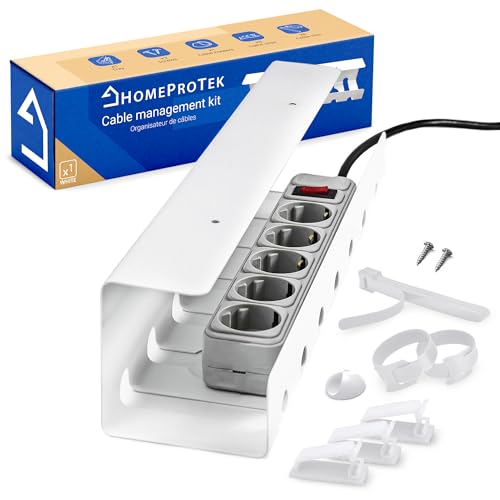 HOMEPROTEK Organizador Cables Escritorio 