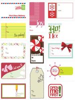 Bonitas tarjetas para identificar los regalos navideños