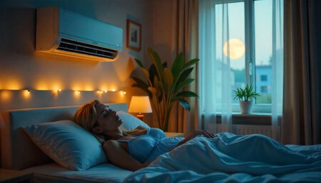 Aire acondicionado en la habitación