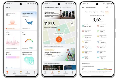 Datos de Huawei Salud en Android