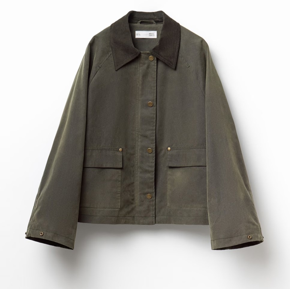 Chaqueta encerada estilo Barbour de Sfera