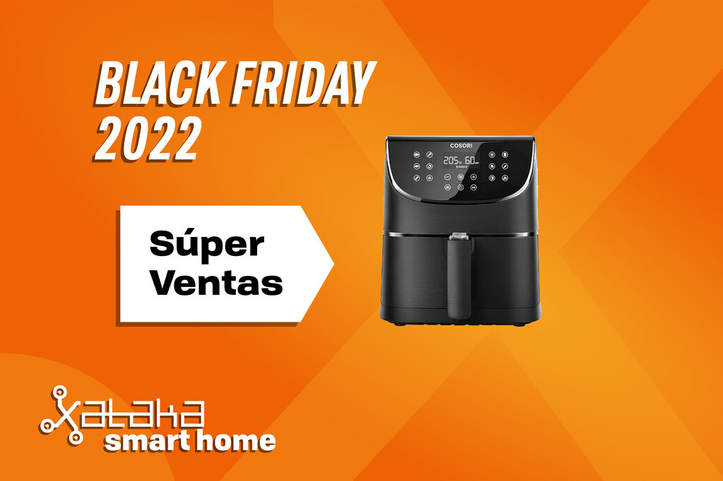 Por el Black Friday puedes conseguir la freidora de aire más vendida de Cosori de 5,5 litros rebajada a mitad de precio ¡Cocina rico y sano!