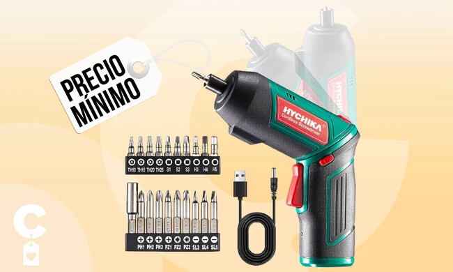 Destornillador Inalambrico Hychika 20 Accesorios Chollo Amazon