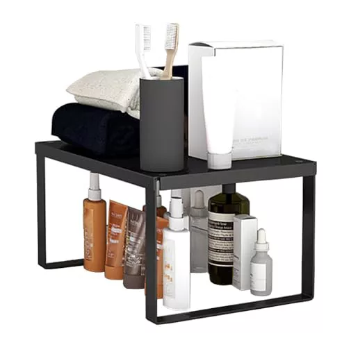 YunNasi Estante en Acero Inoxidable - Organizador de Almacenamiento para Cocina, Baño, Maquillaje y Armario