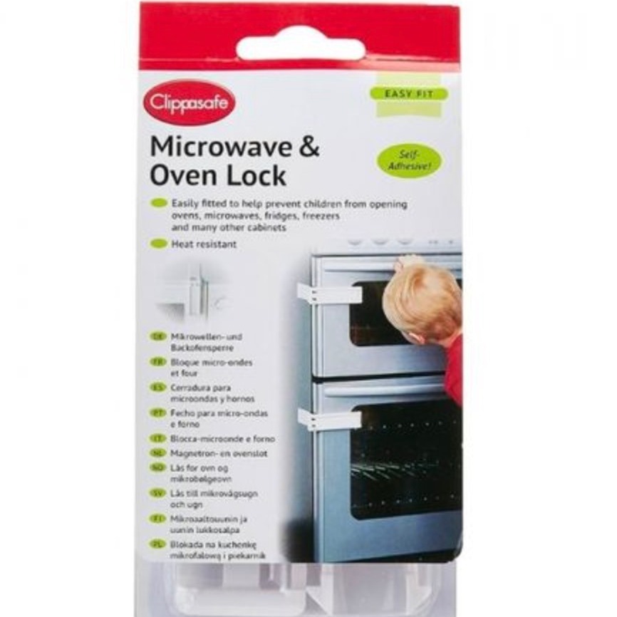 Bloqueo De Seguridad Infantil Para Horno Y Microondas Clippasafe
