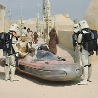 El landspeeder de Luke en Star Wars no flotaba, pero George Lucas se sacó de la manga uno de los trucos más absurdamente ingeniosos del cine