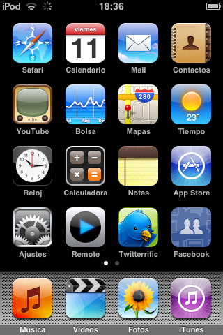 Firmware 2.0 para iPod Touch analizado