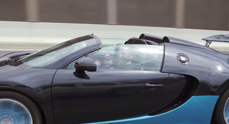 El niño que cumplió su sueño de dar una vuelta en un Bugatti Veyron Grand Sport Vitesse