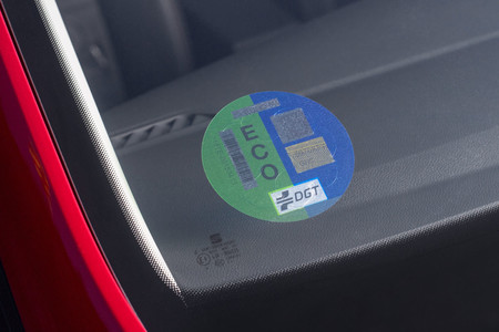 Seat Ibiza TGI etiqueta ECO