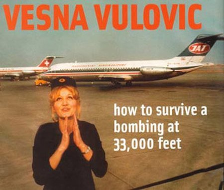 Vesna Vulovic: la mujer que sobrevivió a una caída de 10.000 metros