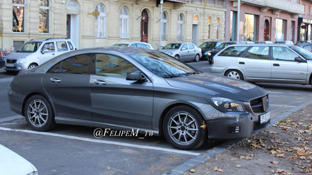 Mercedes Clase CLA, cazado en Budapest