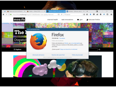 Ya puedes descargar Firefox 55, el que abre más de 1600 pestañas en 15 segundos como si nada