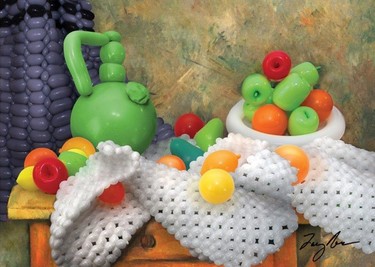 Airigami, sensacionales obras de arte hechas con globos