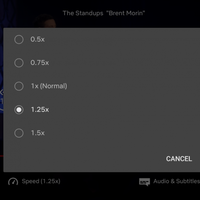 ¿Te gusta ver las series más rápido de lo normal? Netflix estaría probando esta funcionalidad en su reproductor Android