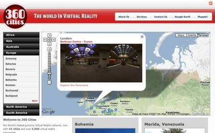 360 Cities, viaja virtualmente por los mejores lugares del mundo mediante panorámicas