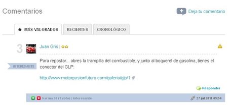 Las pestañas de comentarios han cambiado