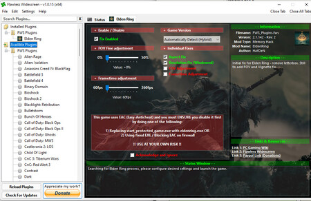 Elden Rin Mod Ultrapanoramico