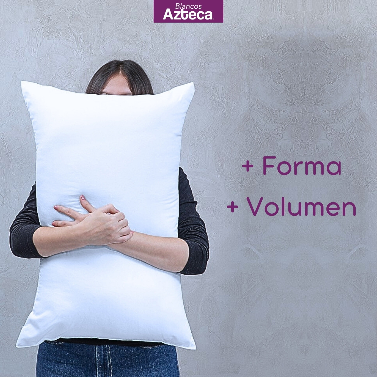 Almohadas 2 Pack Estándar Microfibra Media Blancos Azteca