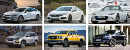 De estos finalistas saldrán los ganadores del North American Car & Truck of the Year
