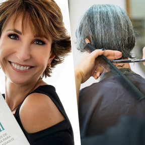 Olga G. San Bartolomé, peluquera: "Para disimular las canas, este corte de pelo es el mejor aliado. Aporta volumen y frescura" 