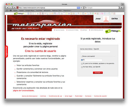 Accede a nuestras publicaciones con una sóla cuenta