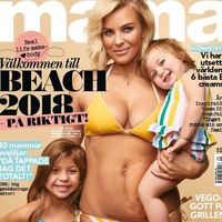 Más portadas así y menos de cuerpos perfectos una semana después de dar a luz